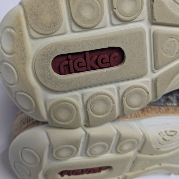 RIEKER Women N42V1 NIKITA Slip-on Fashion Sneaker Grey Women Size EU 38 US 7 - Picture 13 of 15